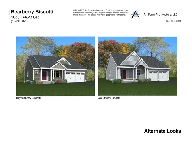 $885,000 | Lot 103 Megans Way, Unit 103, Epping, NH 03042