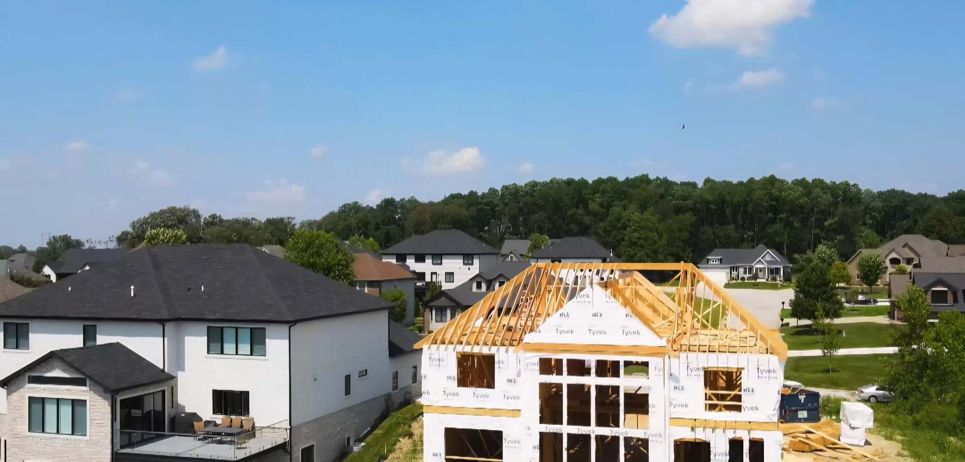 8312 Doubletree Drive North Winfield, IN 46307 - Photo 19 of 31 an aerial view of a house
