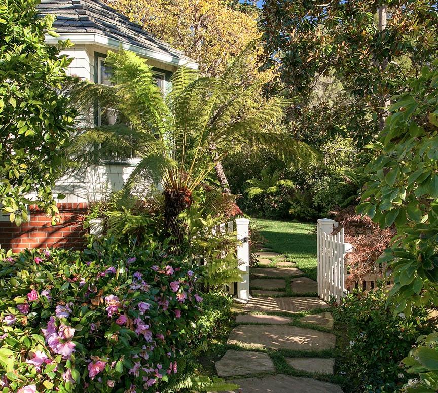 396 Hot Springs Road Montecito, CA 93108 - Photo 15 of 17 a view of a garden