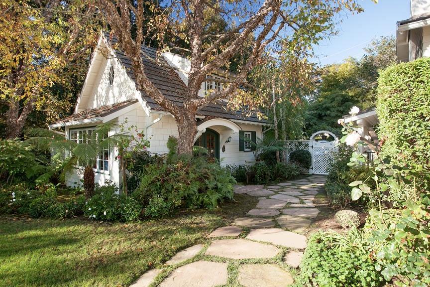 396 Hot Springs Road Montecito, CA 93108 - Photo 16 of 17 a view of a house with a yard