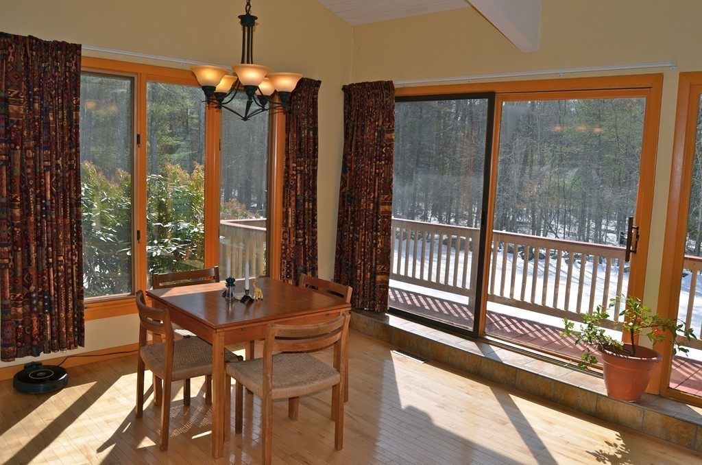 48 Meetinghouse Road Pelham, MA 01002 - Photo 10 of 30 a dining room with furniture and window