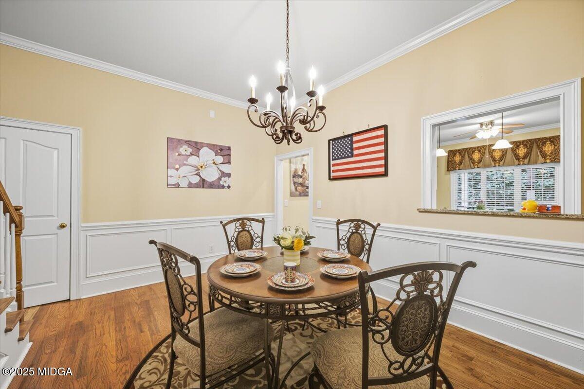 855 Tufthunter Macon, GA 31210 - Photo 15 of 38 a view of a dining room with furniture window and outside view
