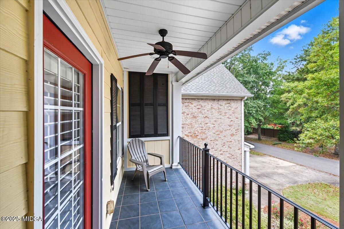 855 Tufthunter Macon, GA 31210 - Photo 34 of 38 a view of front door and porch with seating space