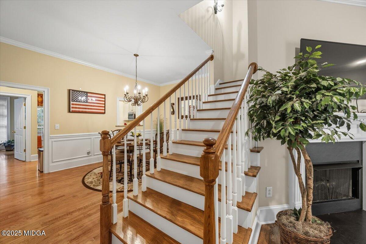 855 Tufthunter Macon, GA 31210 - Photo 9 of 38 a view of entryway with wooden floor