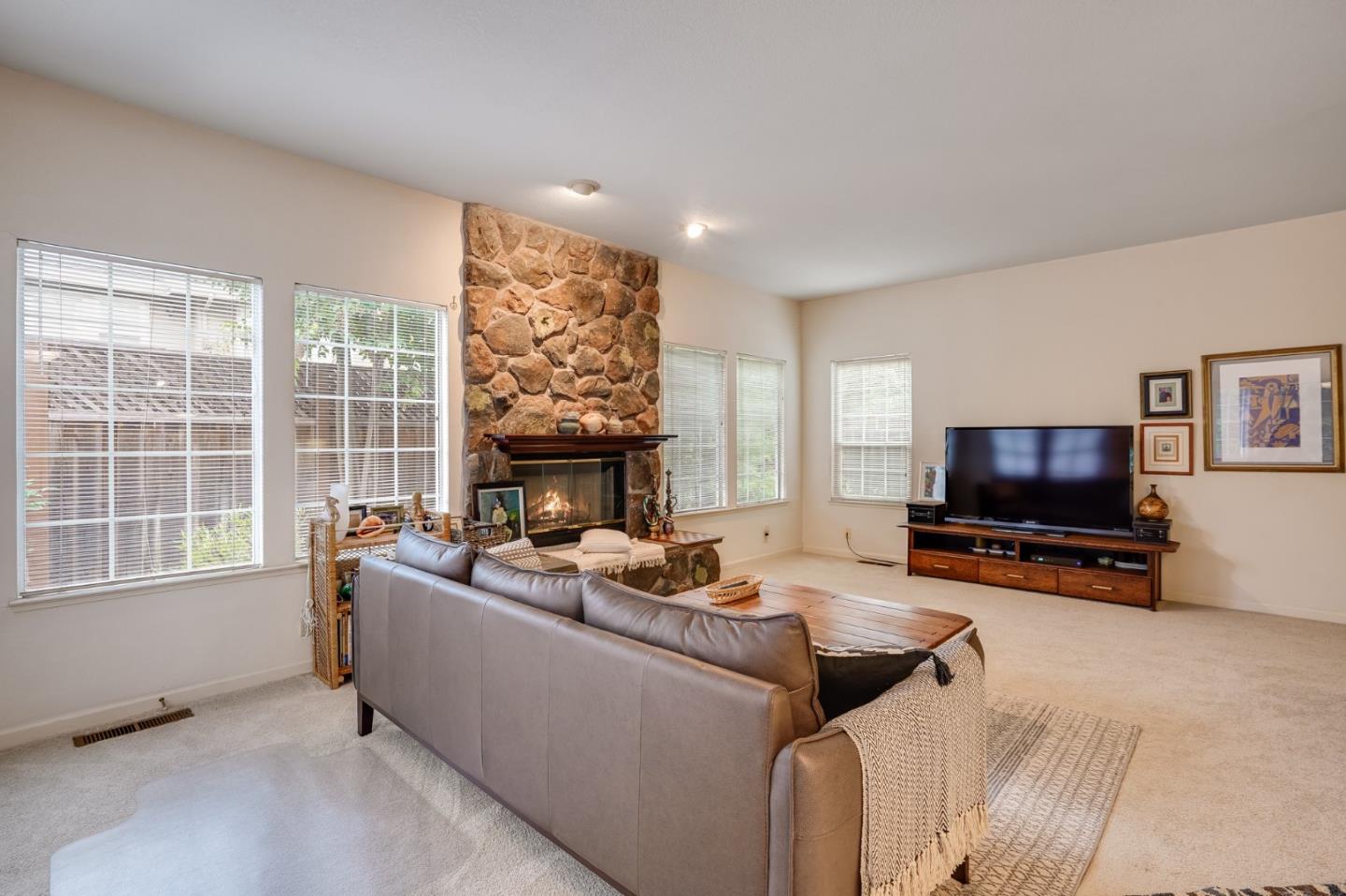 1383 Van Dusen Lane Campbell, CA 95008 - Photo 17 of 58 a living room with furniture and a flat screen tv