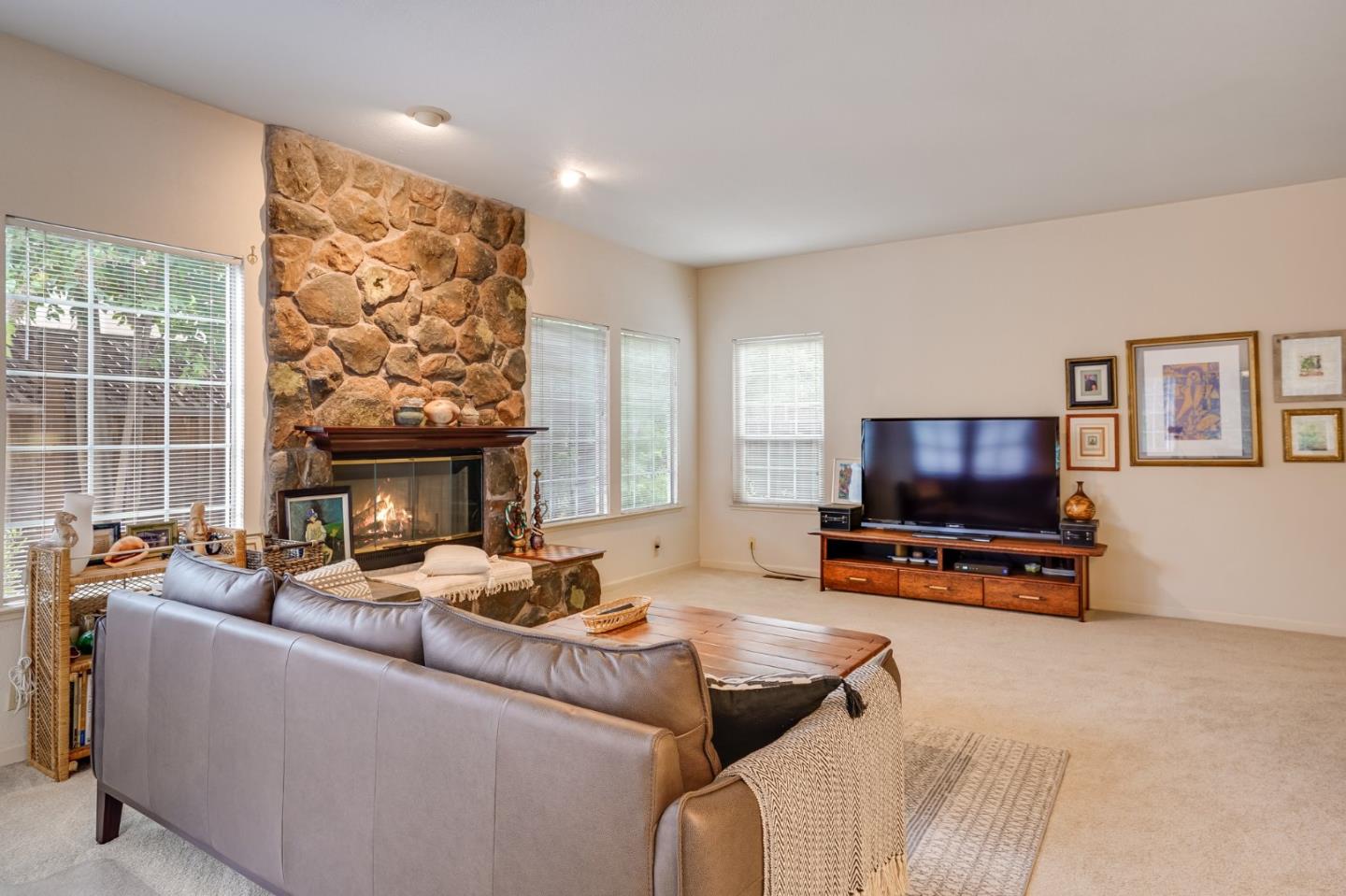 1383 Van Dusen Lane Campbell, CA 95008 - Photo 18 of 58 a living room with furniture and a flat screen tv