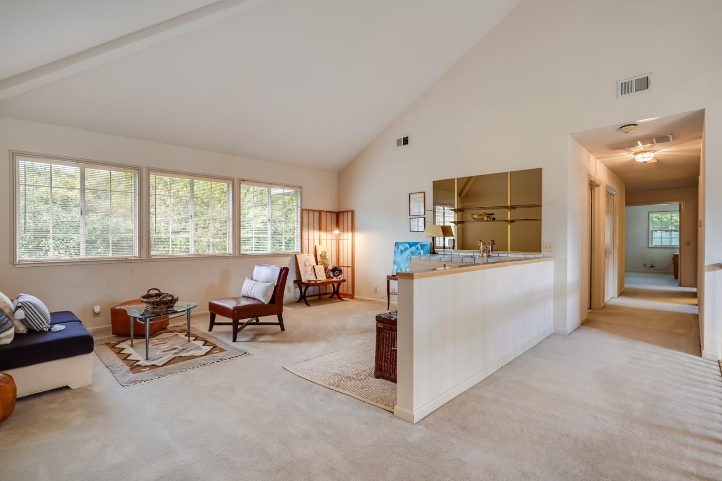 1383 Van Dusen Lane Campbell, CA 95008 - Photo 25 of 58 a living room with furniture and a flat screen tv