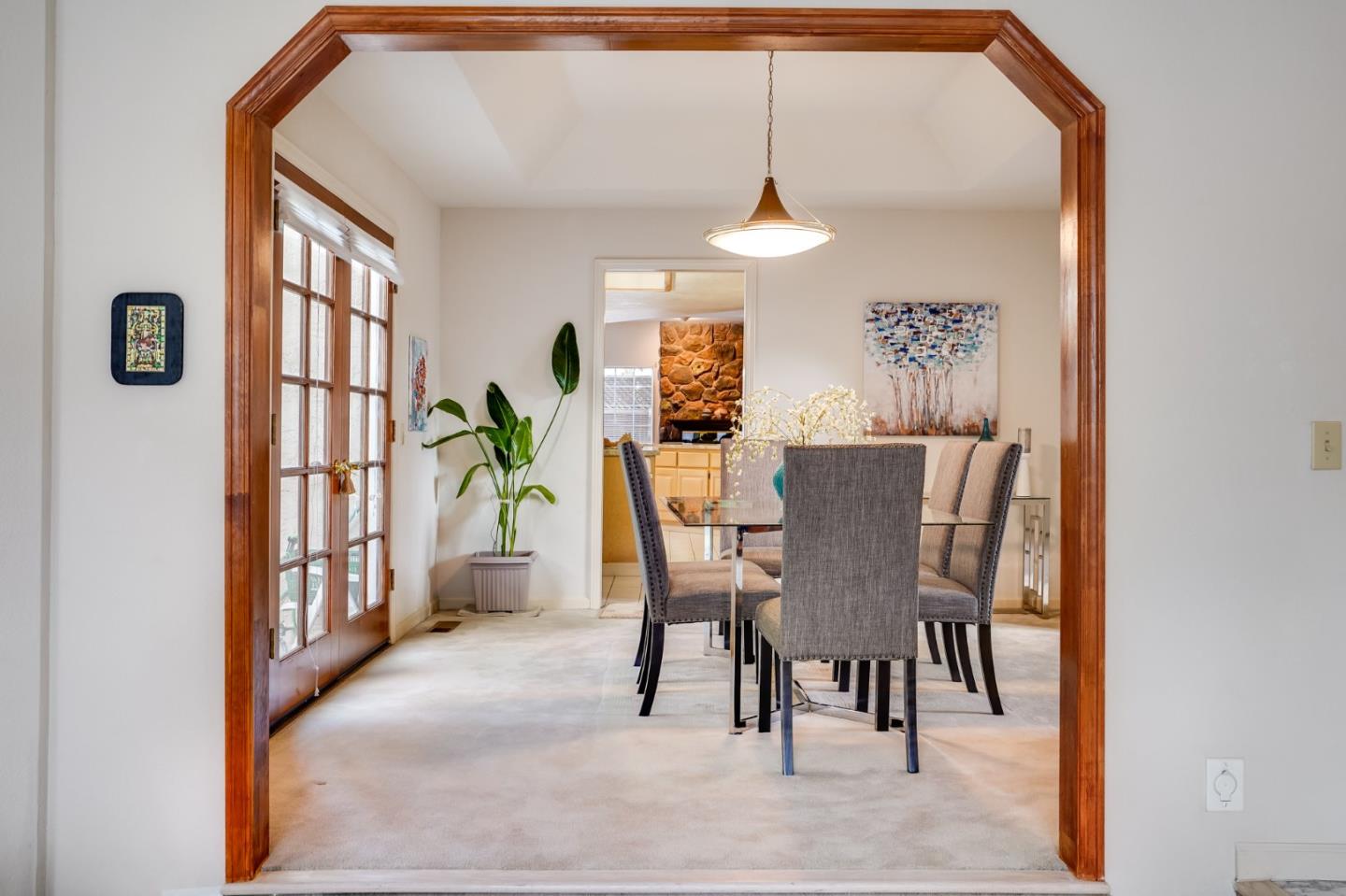 1383 Van Dusen Lane Campbell, CA 95008 - Photo 8 of 58 a view of a dining room with furniture and a window
