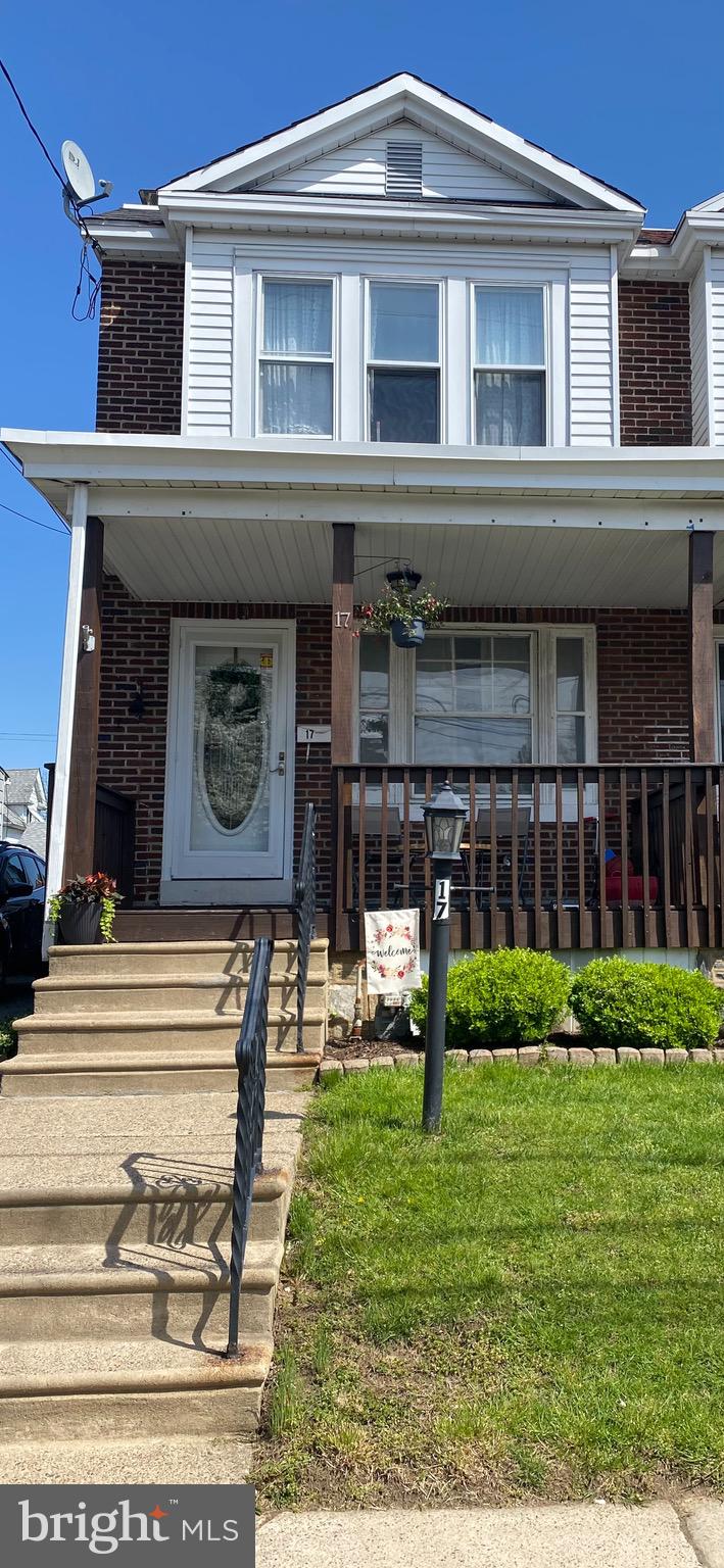 17 West Roland Road Brookhaven, PA 19015 - Photo 1 of 30 Front porch, brick twin, windows capped