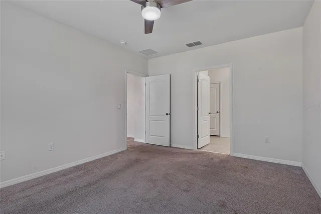 a view of an empty room