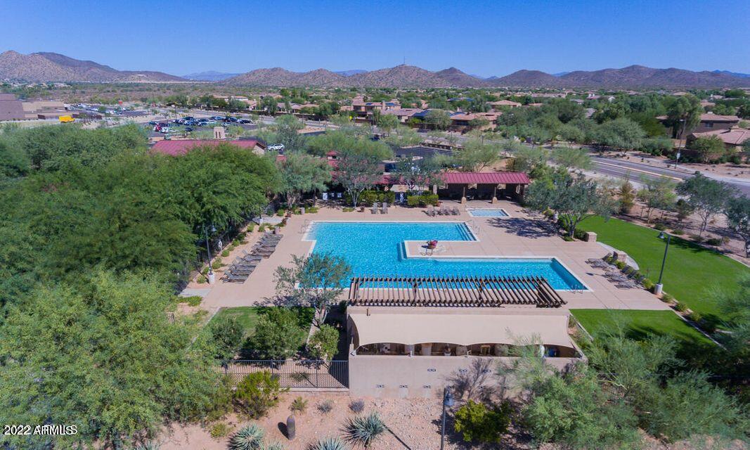 2413 West Sienna Bouquet Place Phoenix, AZ 85085 - Photo 53 of 61 an aerial view of residential houses and outdoor space