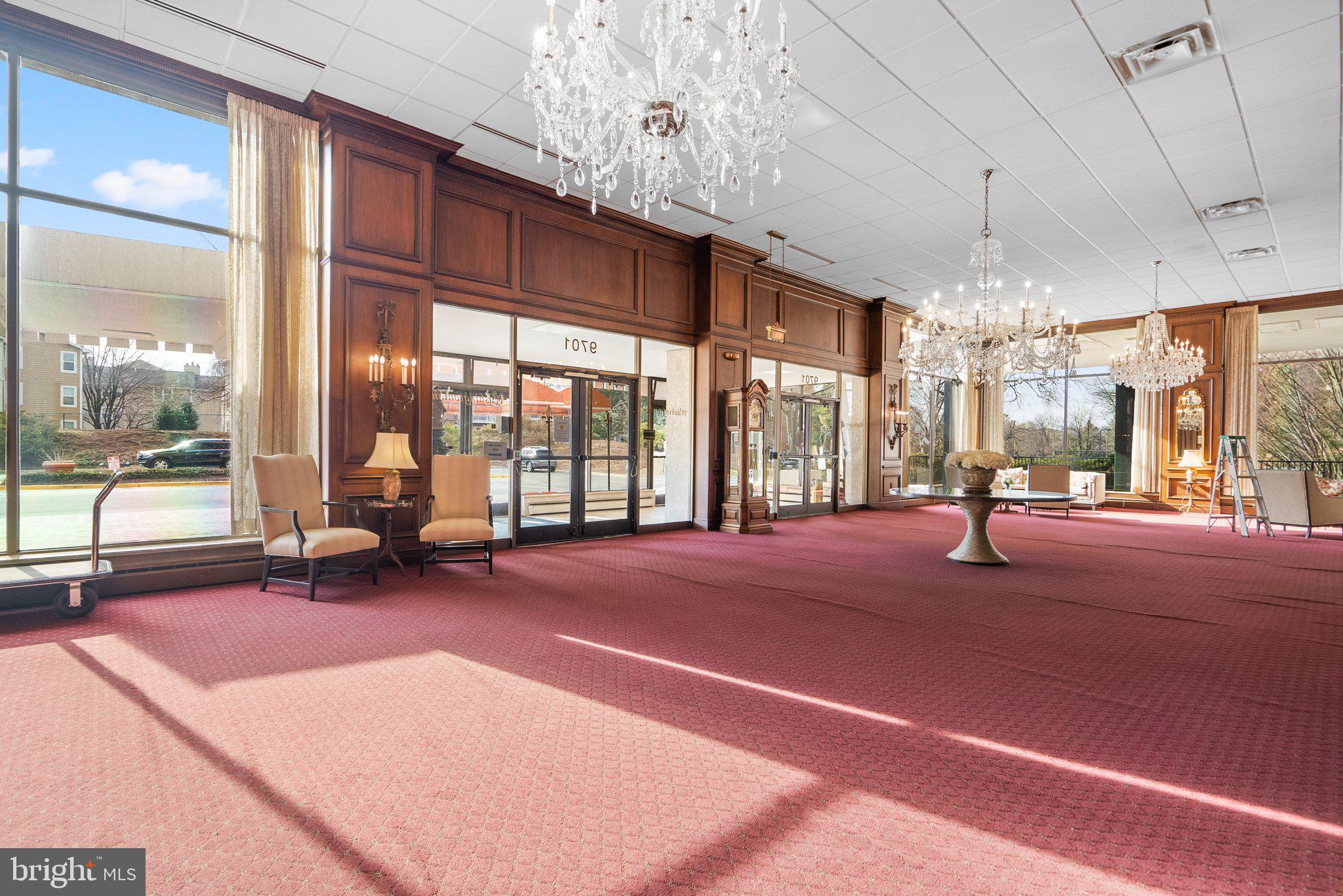 9701 Fields Road, Unit 1800 Gaithersburg, MD 20878 - Photo 14 of 16 a swimming pool with outdoor seating and yard