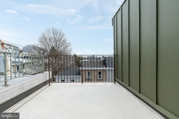 a view of balcony with city view