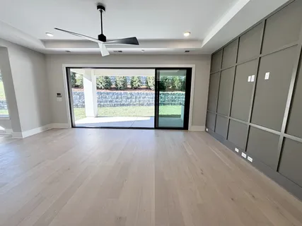 a bathroom with a bathtub and a sink