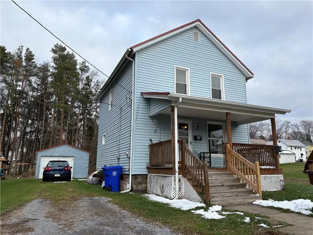 a view of a house with a patio