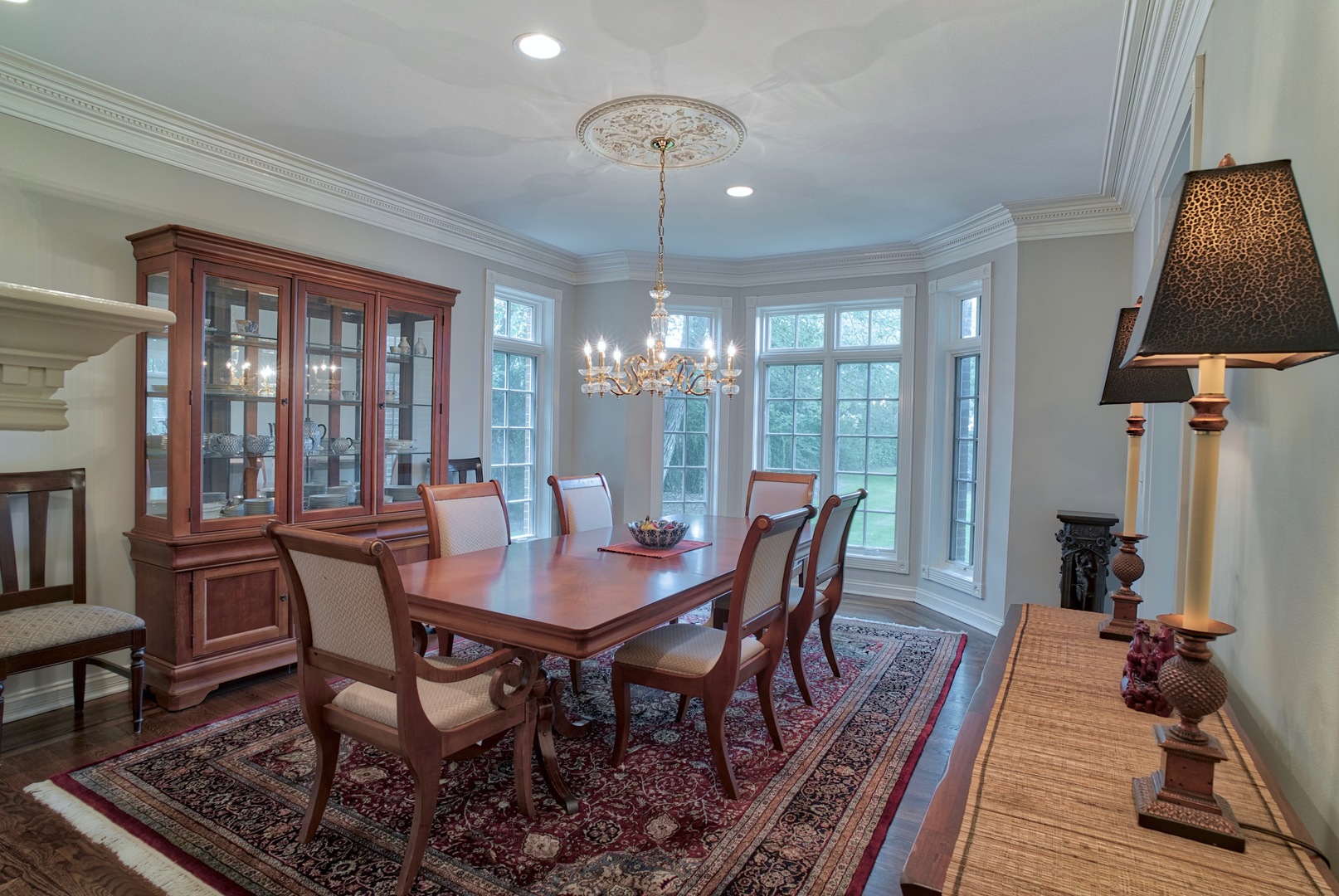 1830 Telegraph Road Lake Forest, IL 60045 - Photo 12 of 31 a view of a dining room with furniture window and wooden floor