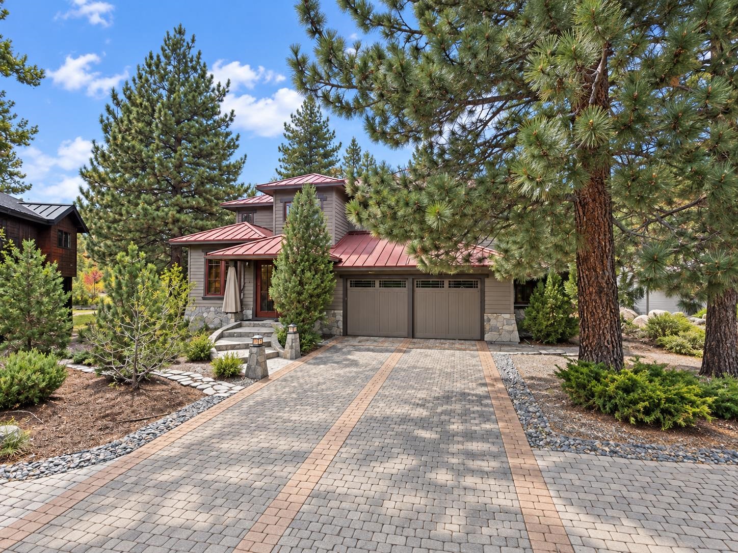 56 Wagon Road Mammoth Lakes, CA 93546 - Photo 1 of 52 Stone accent façade with multiple gables