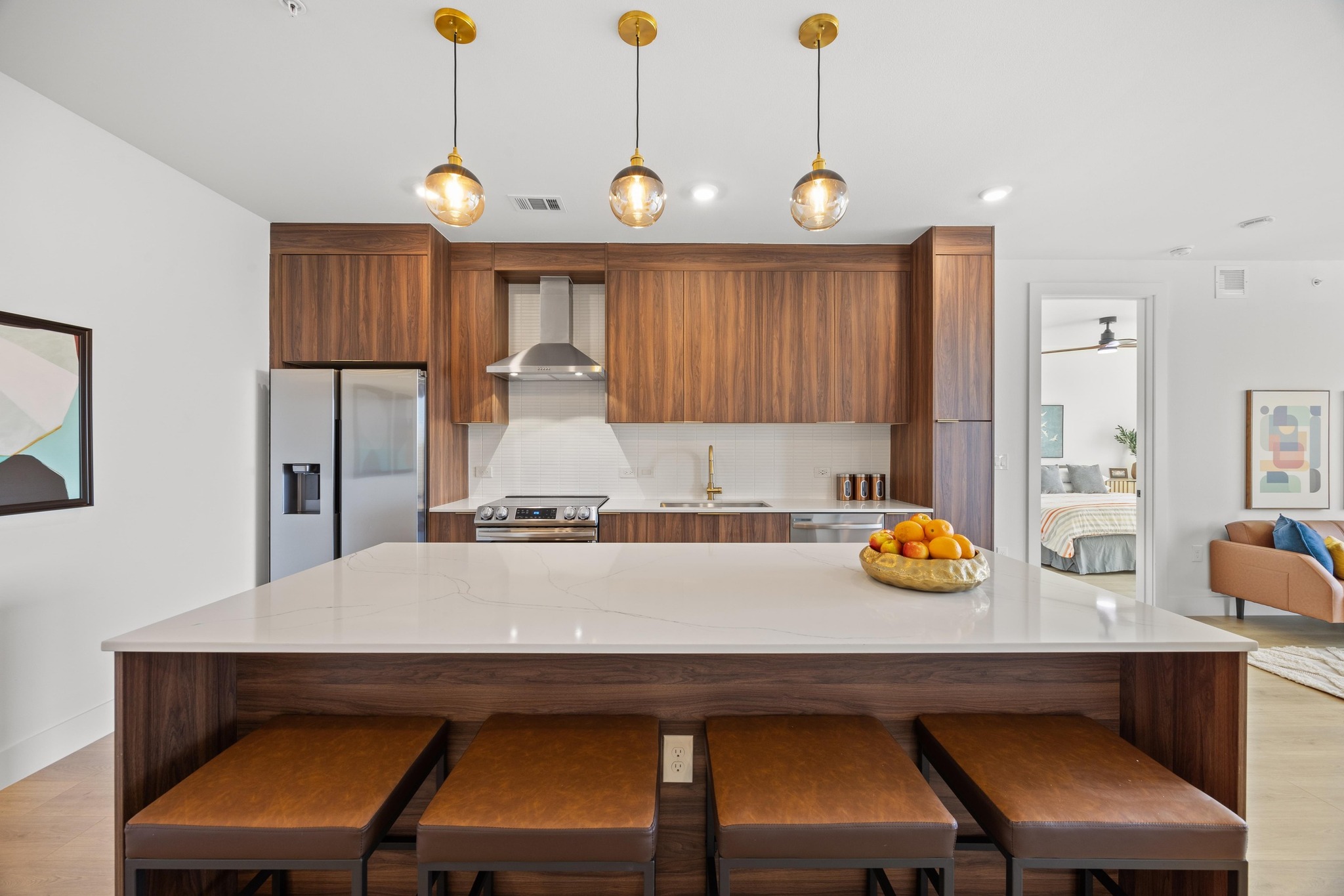 1701 Simond Avenue, Unit 223 Austin, TX 78723 - Photo 10 of 40 a kitchen with a table chairs and cabinets