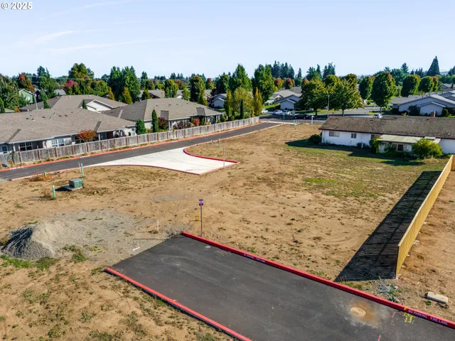 a view of a pool patio and mountain view