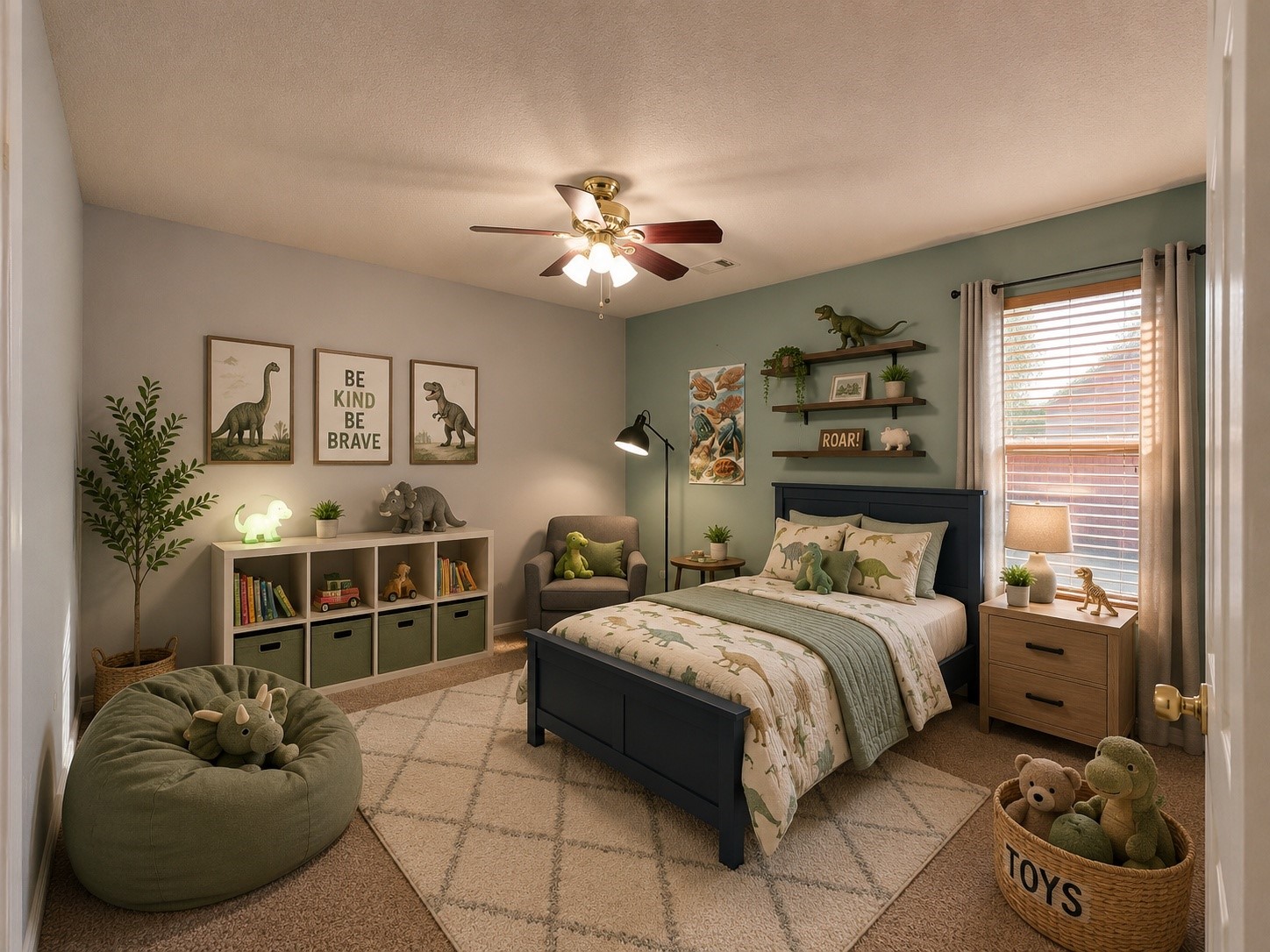 903 Northgate Springs Drive Spring, TX 77373 - Photo 23 of 36 a bedroom with a bed and ceiling fan