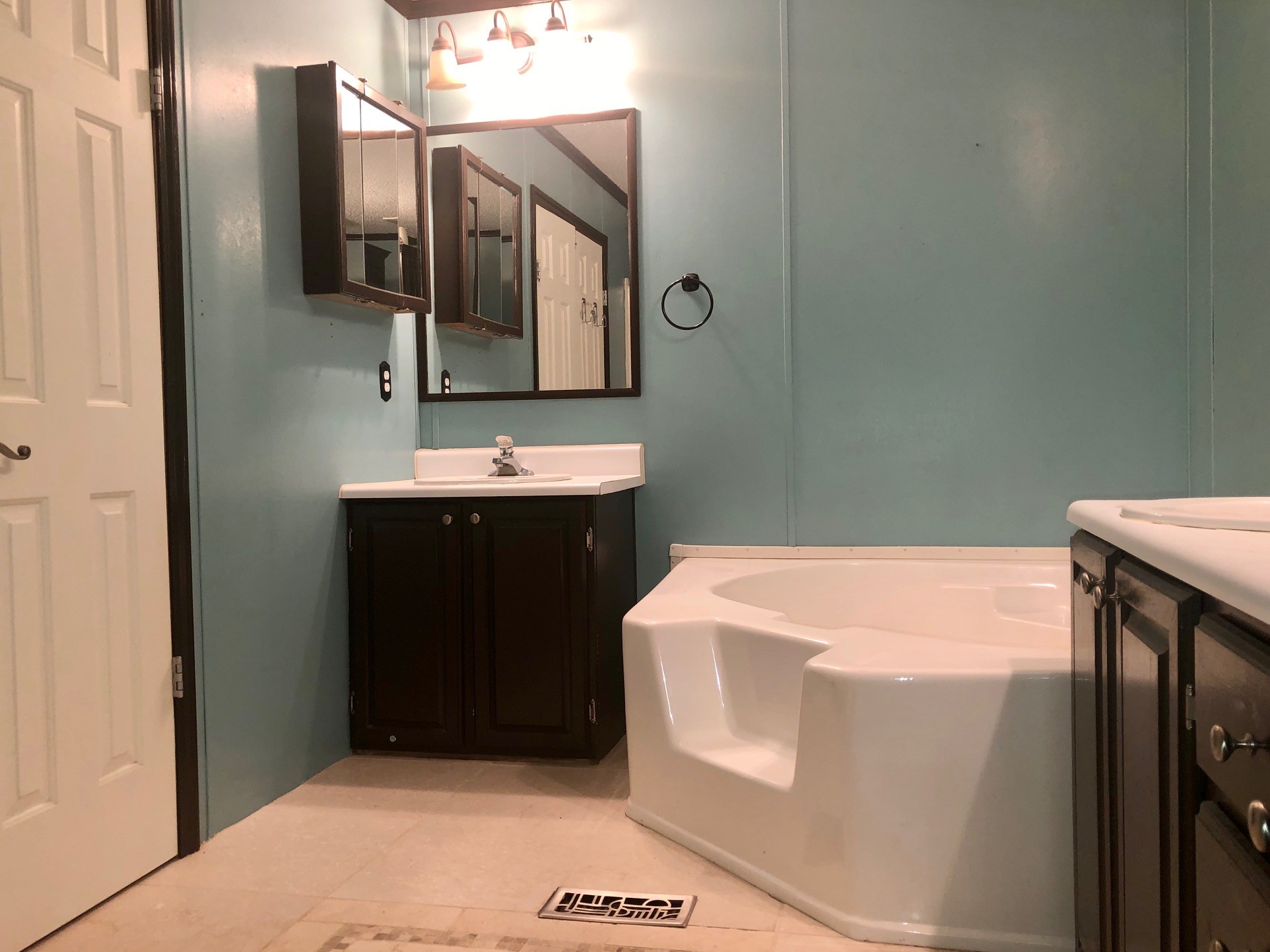 218 Watson Road Bumpus Mills, TN 37028 - Photo 15 of 23 a bathroom with a sink and a mirror