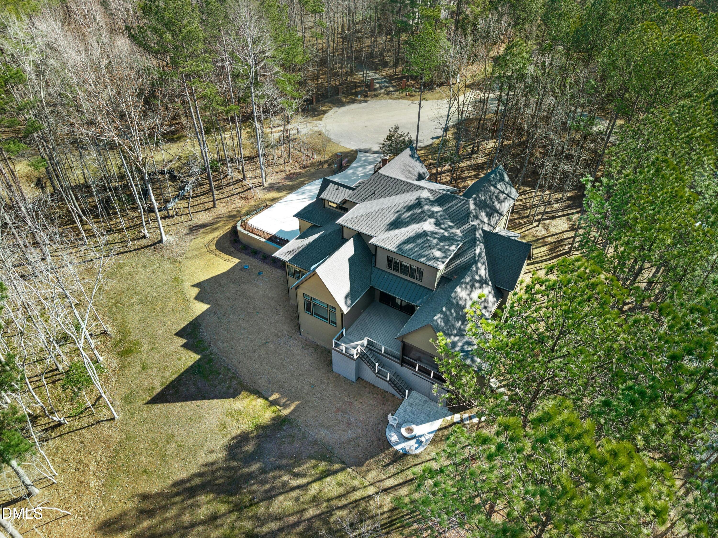 2200 Paddstowe Main Way Wake Forest, NC 27587 - Photo 53 of 55 an aerial view of residential house with outdoor space