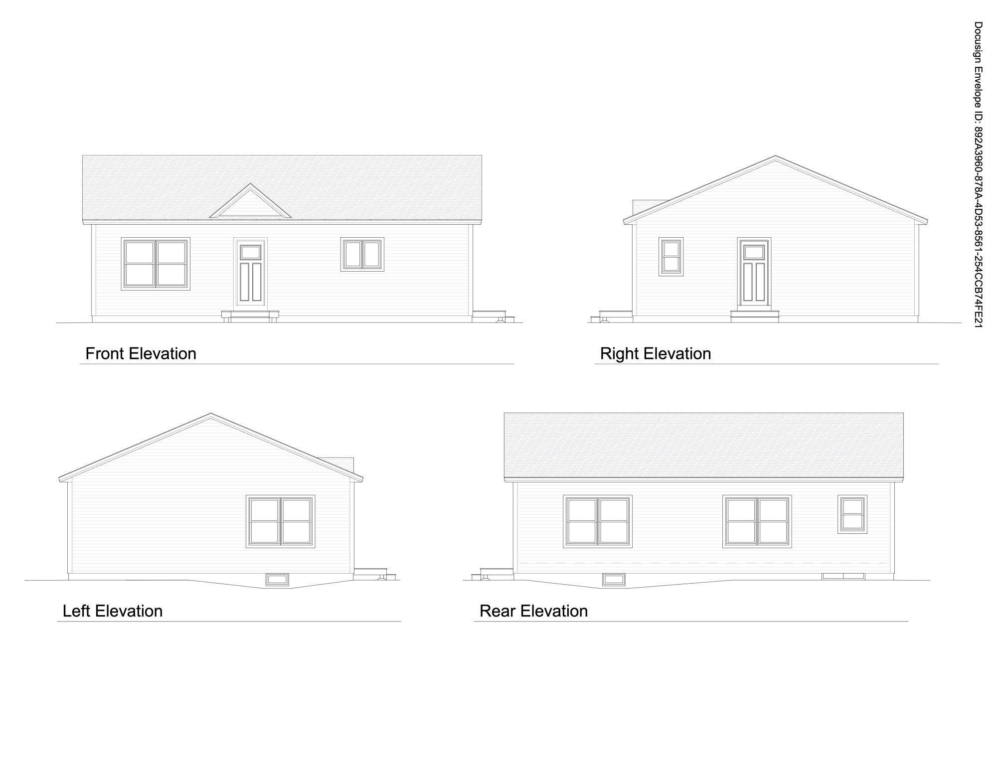 Lot 8 Foye Road Wiscasset, ME 04578 - Photo 2 of 12 Lot 8 Foye Chestnut Plans Elevation