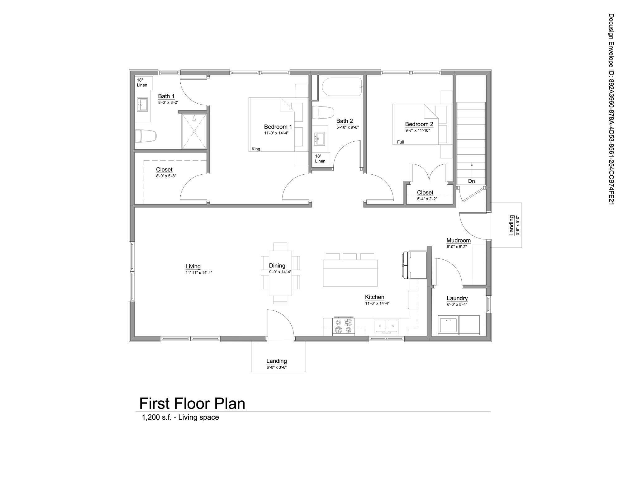 Lot 8 Foye Road Wiscasset, ME 04578 - Photo 12 of 12 Lot 8 Foye Chestnut Plans Floor Plan