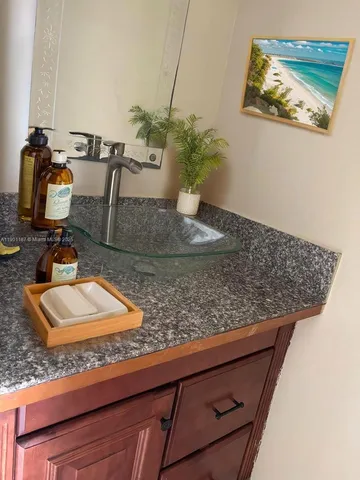 a view of a kitchen sink