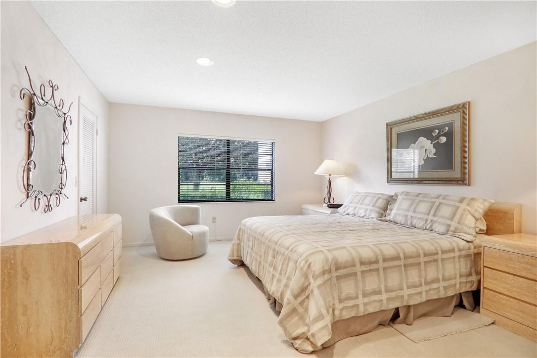 7956 Eastlake Drive, Unit A Boca Raton, FL 33433 - Photo 13 of 24 Master Bedroom with peaceful views