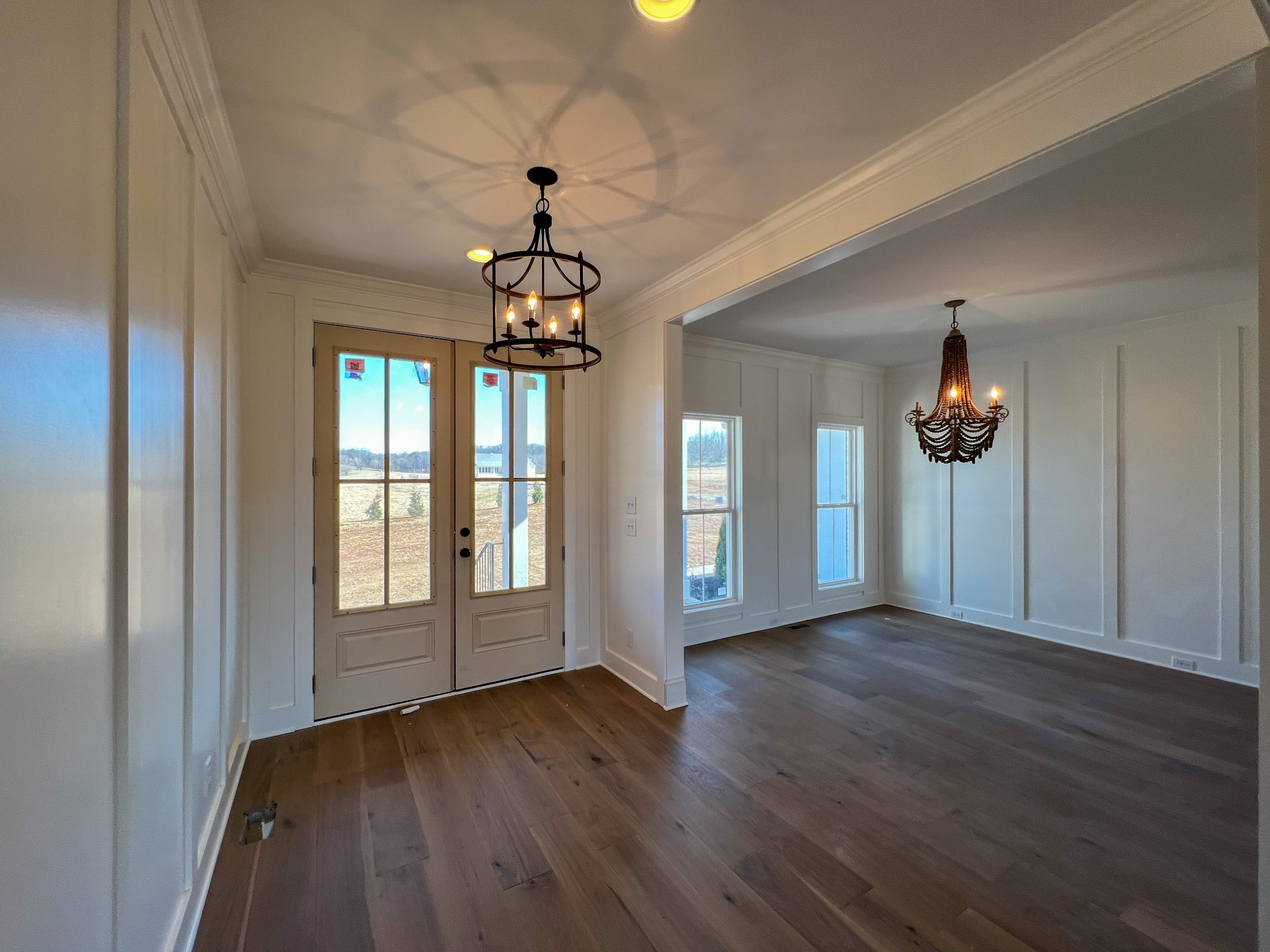 2040 Cairo Bend Road Lebanon, TN 37087 - Photo 5 of 38 a view of empty room with wooden floor and fan