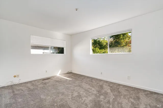 a view of an empty room