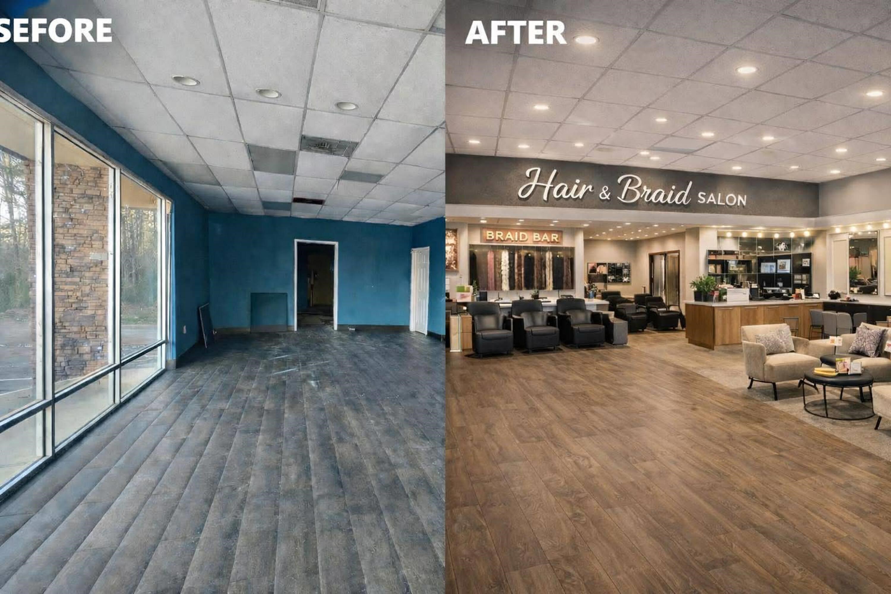 2106 Raymond Road Jackson, MS 39209 - Photo 3 of 4 Common area featuring a drop ceiling and recessed lighting