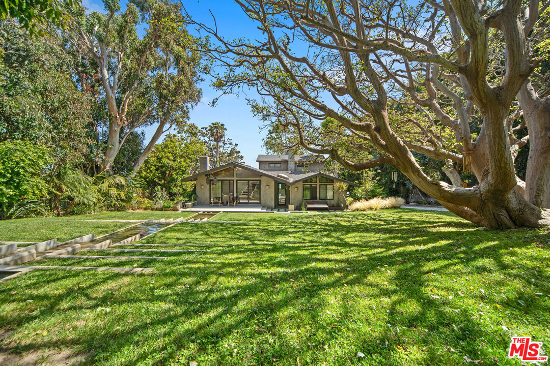 31226 Bailard Road Malibu, CA 90265 - Photo 10 of 40 a front view of a house with a yard