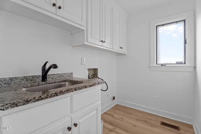 a room with storage and utility