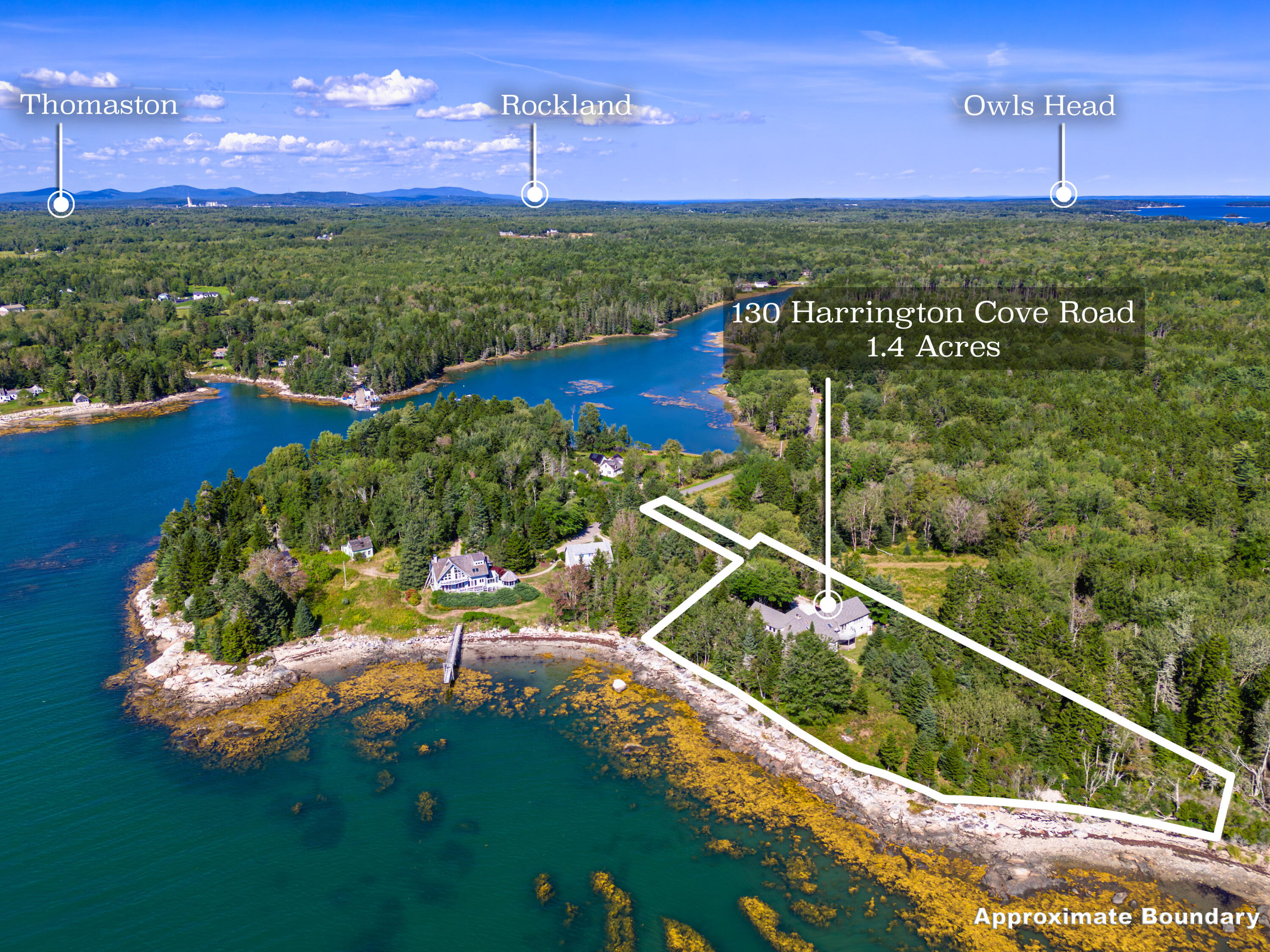 130 Harrington Cove Road St. George, ME 04859 - Photo 3 of 94 Aerial Of Home and Lot