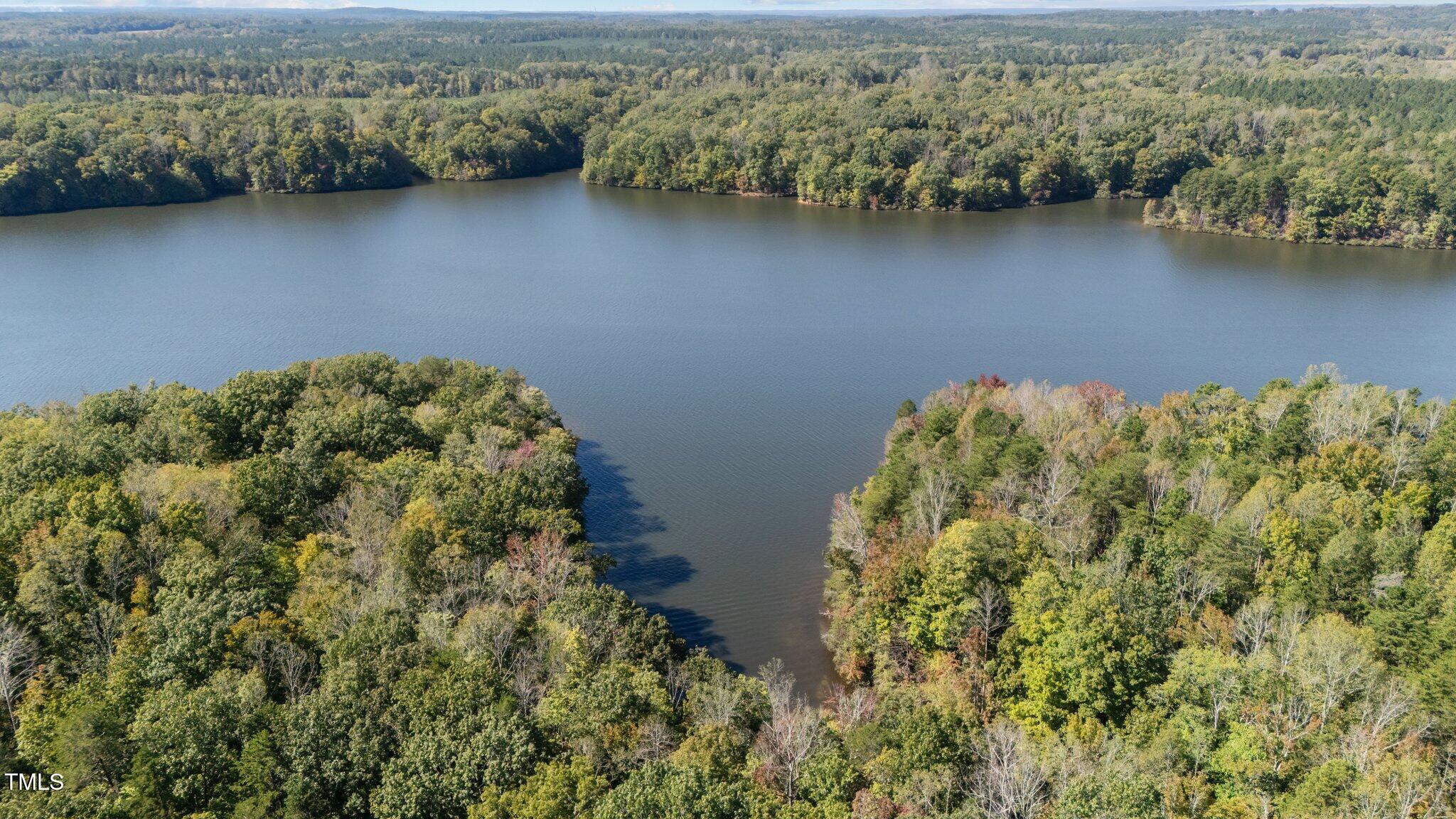 775 Gabriel Jones Road Roxboro, NC 27574 - Photo 12 of 19 aerial just above shoreline