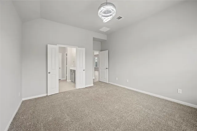 a view of empty room