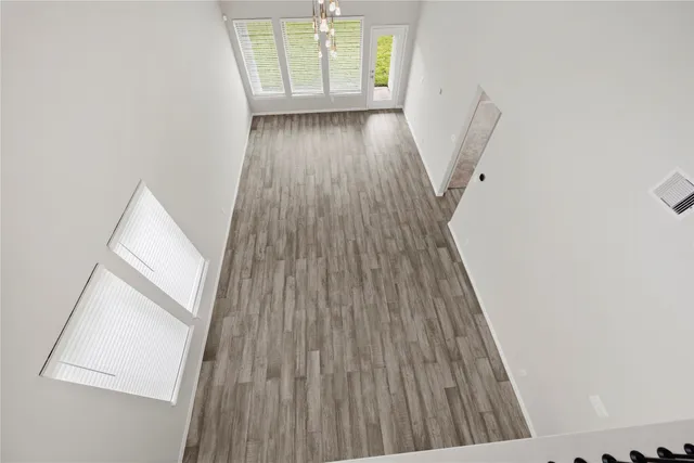 view of wooden floor