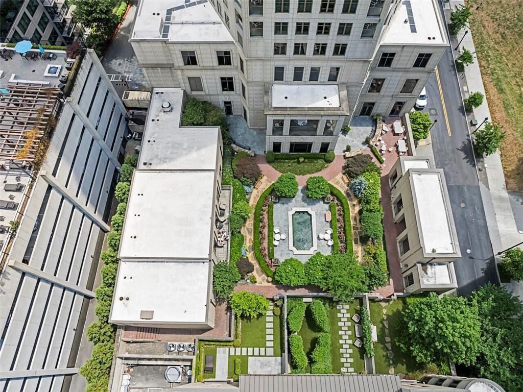 3376 Peachtree Road Northeast, Unit 44B Atlanta, GA 30326 - Photo 58 of 58 an aerial view of residential houses with outdoor space