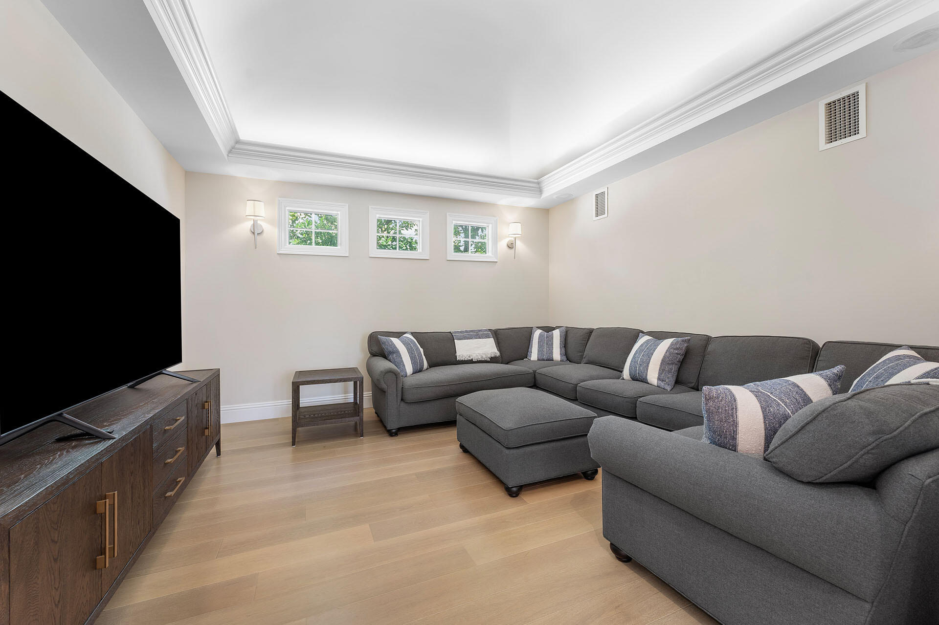 251 Coconut Palm Road Boca Raton, FL 33432 - Photo 25 of 97 a living room with furniture and a flat screen tv