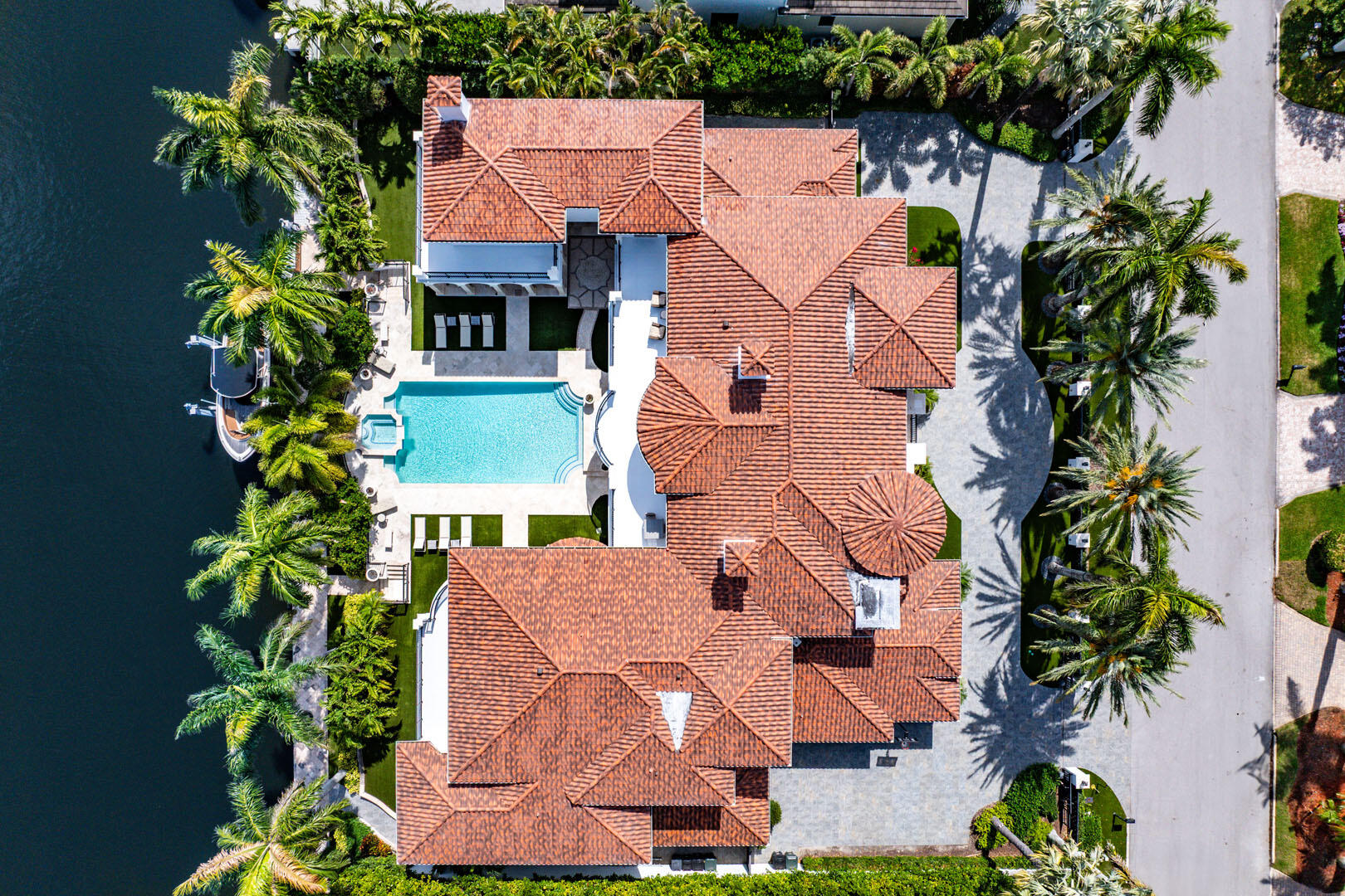 251 Coconut Palm Road Boca Raton, FL 33432 - Photo 90 of 97 an aerial view of a house with a yard and a large tree