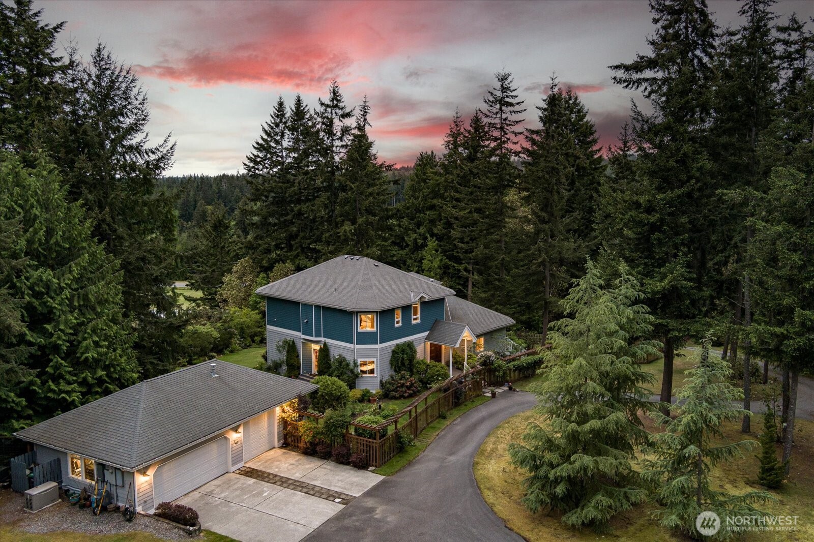 5427 Bayview Road Langley, WA 98260 - Photo 4 of 40 an aerial view of a house
