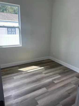 a view of a window in a room