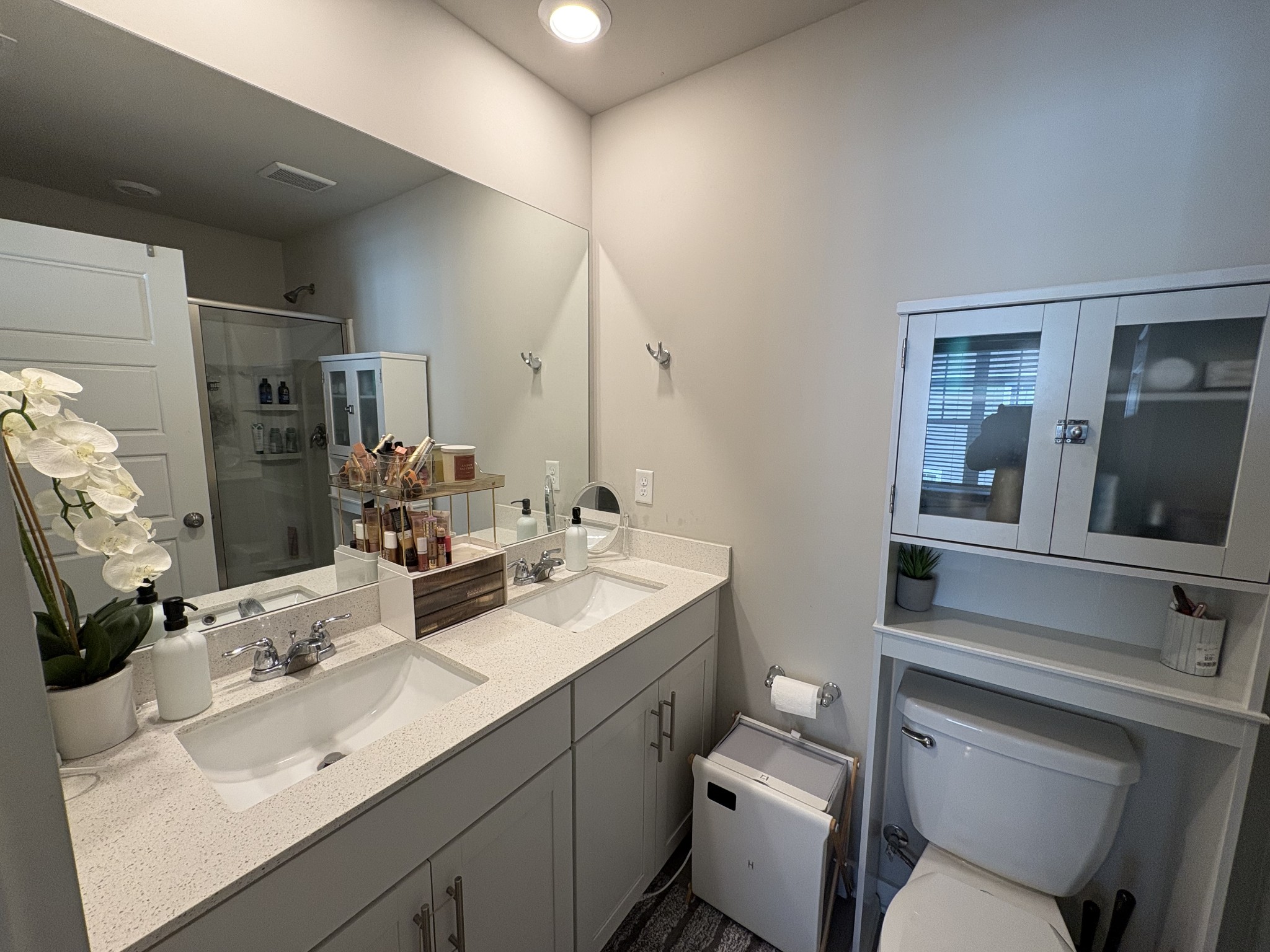 4228 Gandalf Lane Murfreesboro, TN 37128 - Photo 11 of 17 a bathroom with a toilet sink and mirror