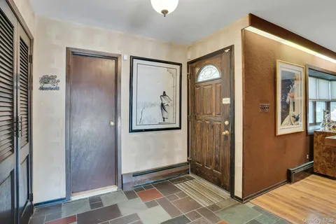 a view of an entryway door