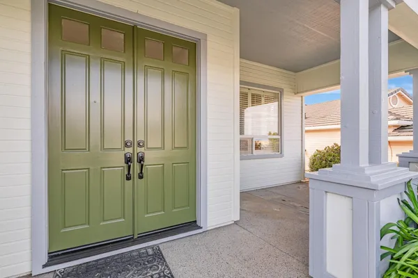 a view of an entryway door