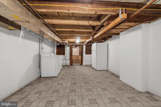 a view of storage and utility room