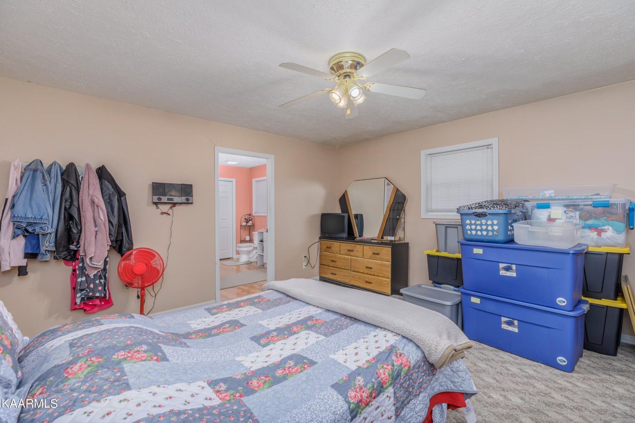 3226 Bogard Road Cosby, TN 37722 - Photo 14 of 35 a bedroom with a bed and wooden floor