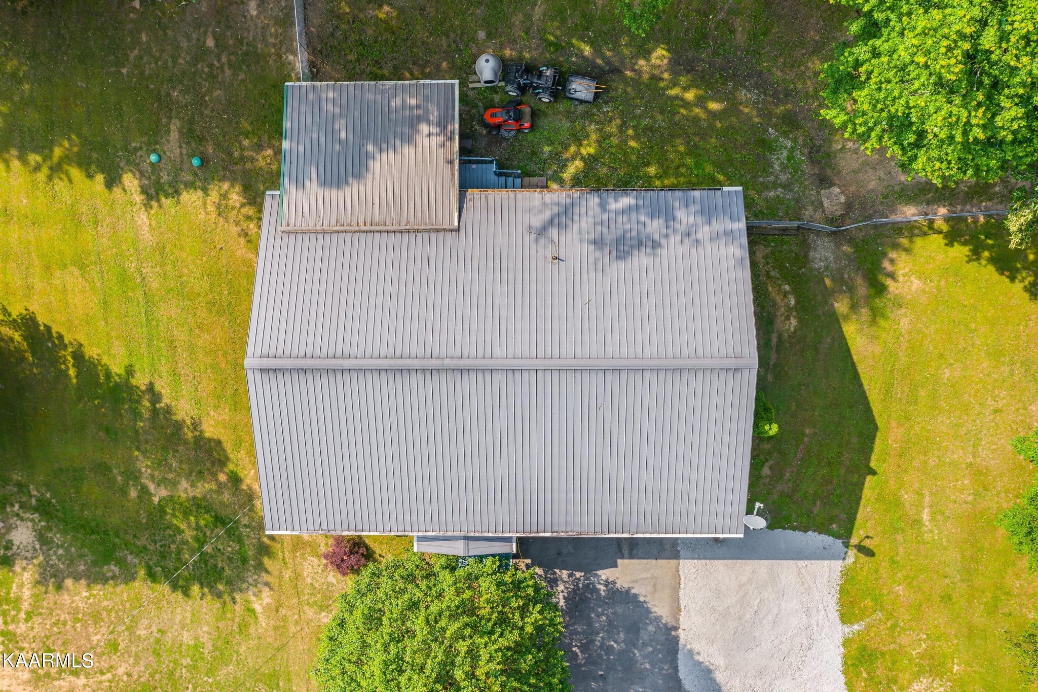 3226 Bogard Road Cosby, TN 37722 - Photo 29 of 35 an aerial view of residential house with pool and yard